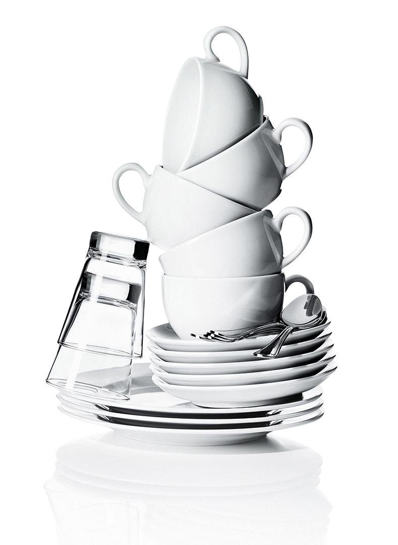 Bistro platos capuchino Bistró platos capuchino tazas
