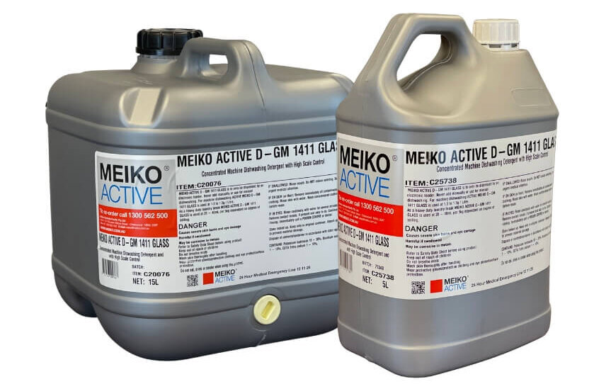 The Meiko Active portfolio offers the ideal detergents and rinse aids for glassware The right detergents for glassware