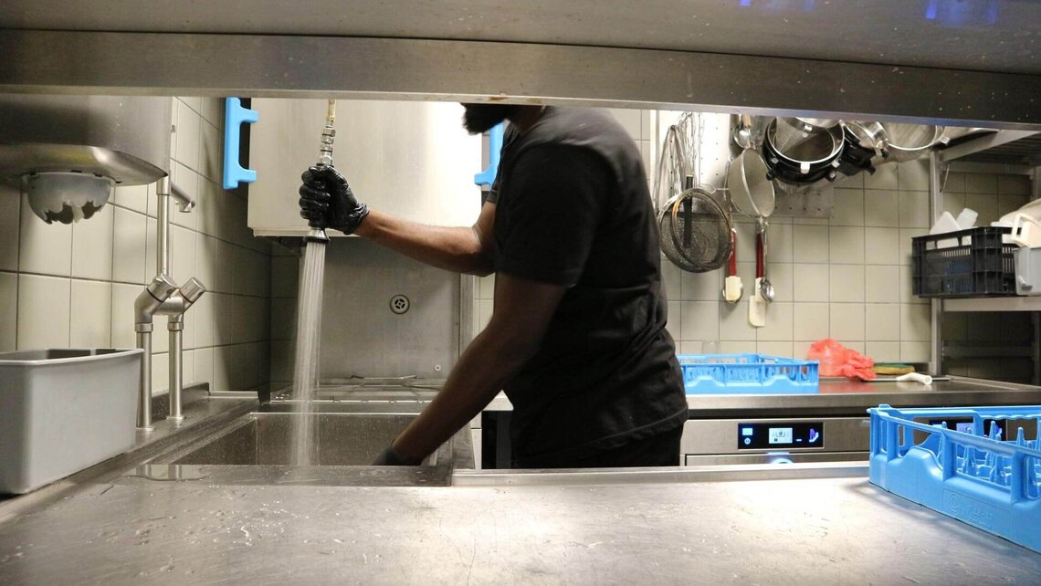 MEIKO dishwashing machines in Nela Restaurant