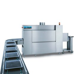 Förderband und Bandtransportspülmaschine