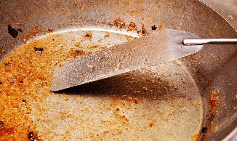 oil and grease oil and grease pan
