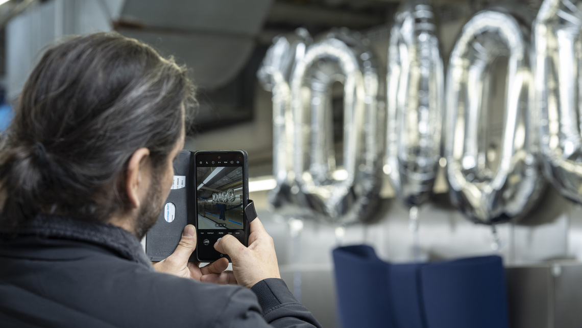 Die Jubiläumsmaschine an ihrem Zielort in Dänemark (Bildrechte Anders Hviid)