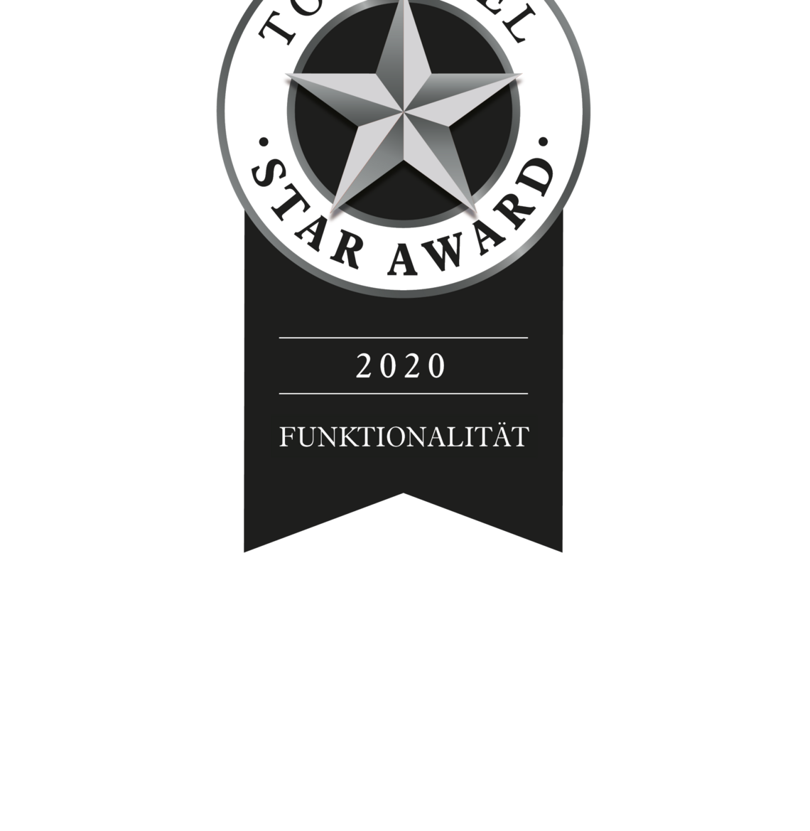 Top hotel Star Award in the category functionality Top hotel Star Award in the category functionality