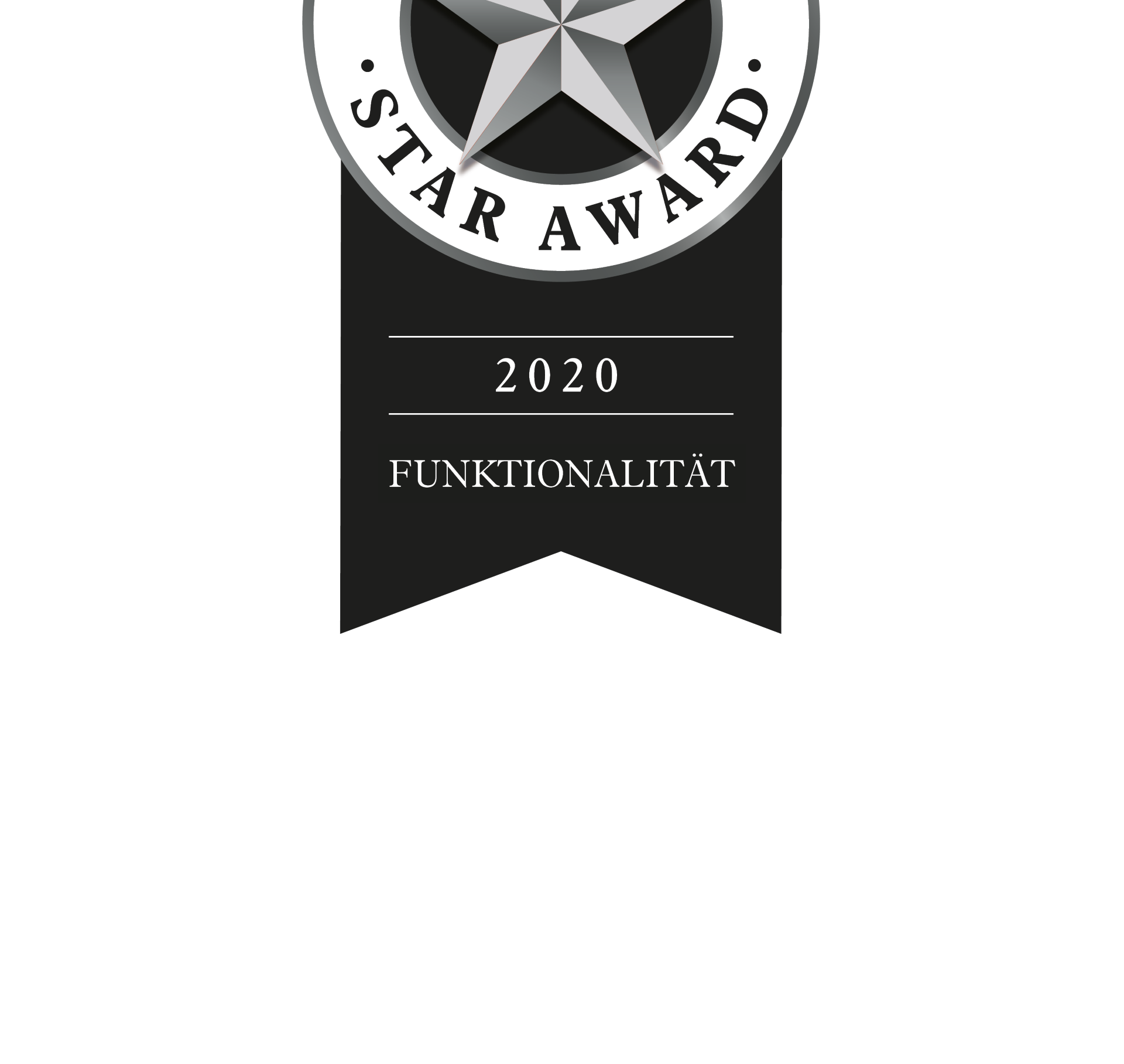 Top hotel Star Award in der Kategorie Funktionalität Top hotel Star Award in der Kategorie Funktionalität