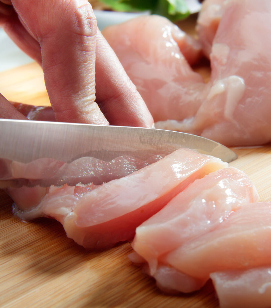 Zubereitung von rohem Fleisch Zubereitung von rohem Fleisch