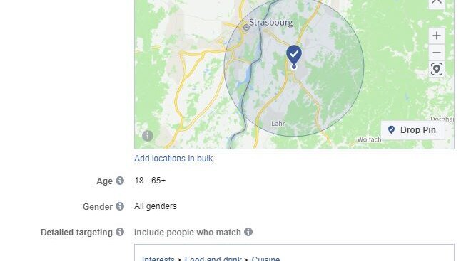 Creare FB Ads: selezionate il vostro target