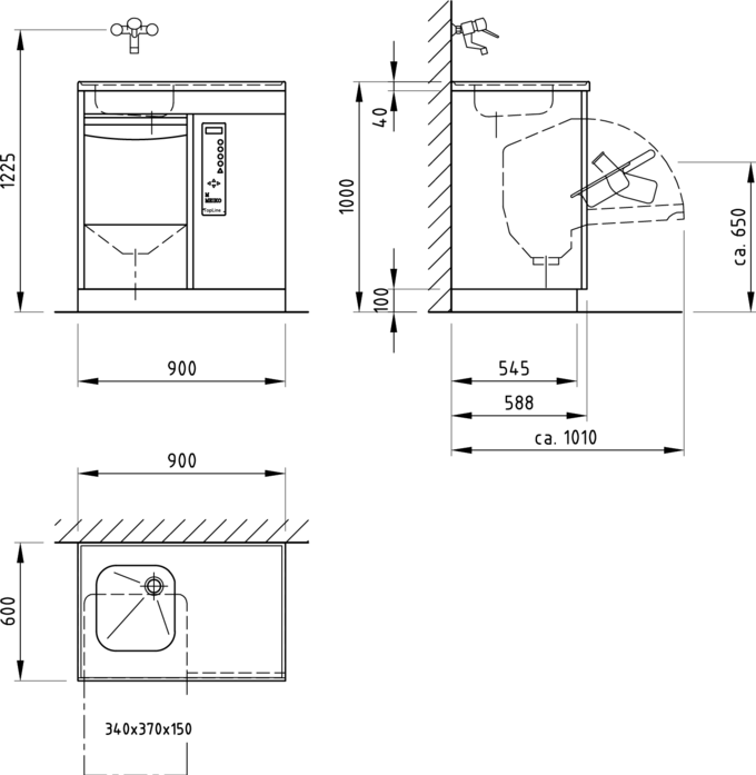 Reinigungs und Desinfektionsgerät TopLine 40B Reinigungs und Desinfektionsgerät TopLine 40B