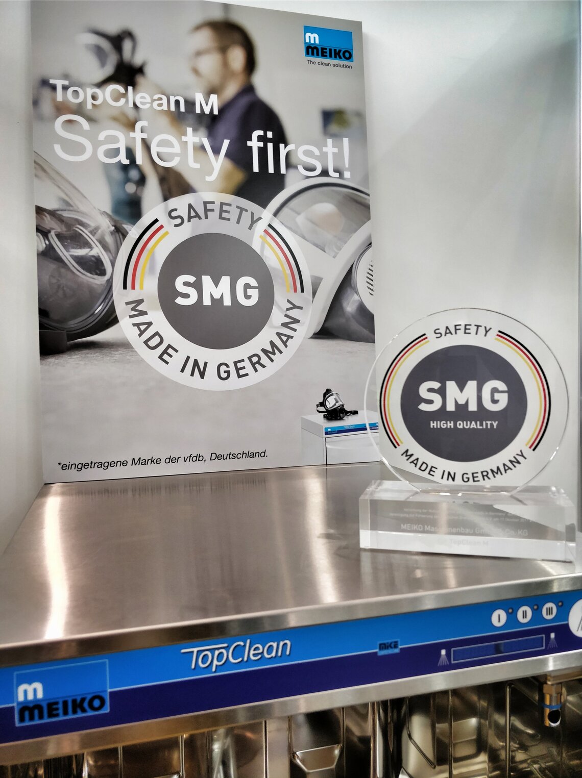 TopClean M Auszeichnung für MEIKO Messestand