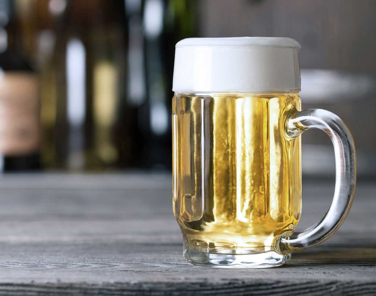An ice cold draft beer makes you want more