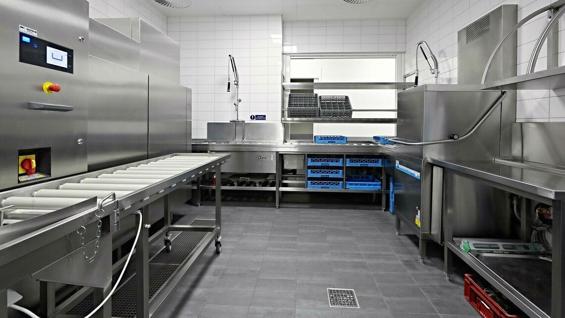 Cuisine  Korbspülmaschine Hilton Amsterdam