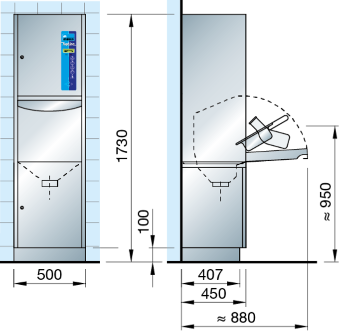 Abmessungen TopLine 20 Abmessungen TopLine 20