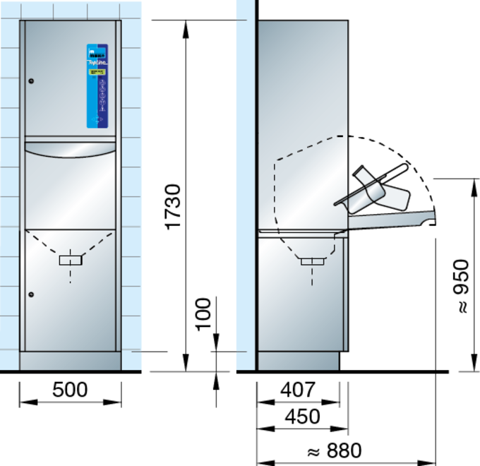 Abmessungen TopLine 20 Abmessungen TopLine 20