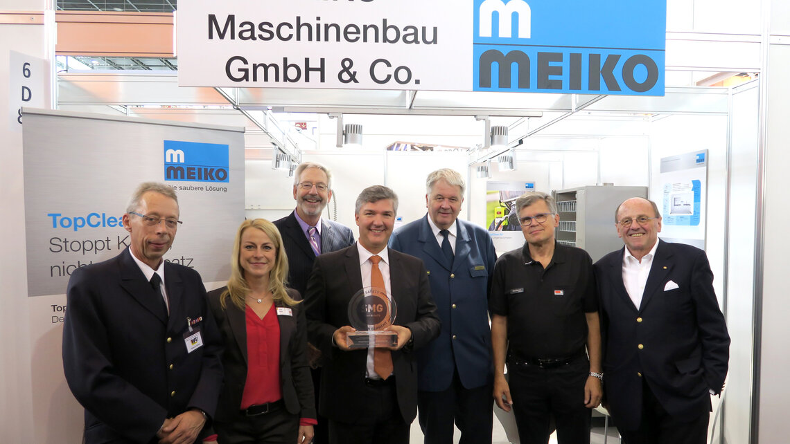 Handover at the booth