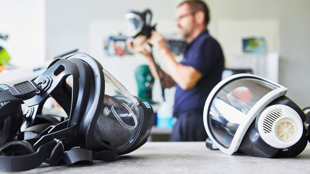 Atemschutzmasken gegen gefährliche Gase und Dämpfe