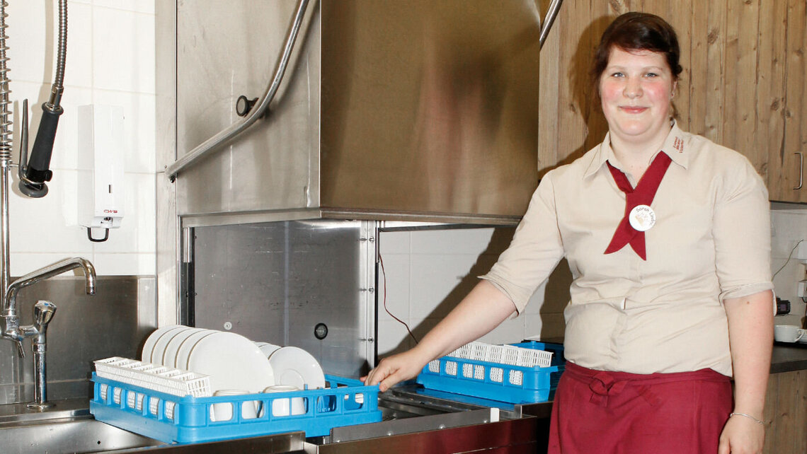 Mašina za pranje plehova u pekari Korbdurchschubspülmaschine DV 80.2