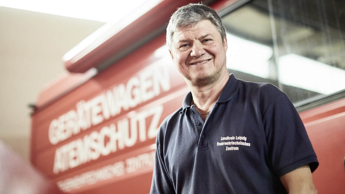 Für Brandmeister Olaf Fernys zählt vor allem Qualität.