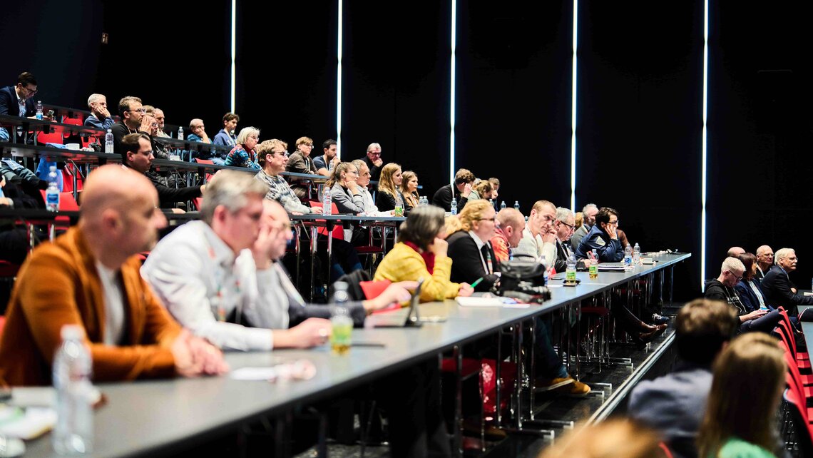Publikum beim Black Forest Sustainability Forum - Netzwerktreffen zum Thema sauberes Wasser und Sanitärversorgung Publikum beim Black Forest Sustainability Forum - Netzwerktreffen zum Thema sauberes Wasser und Sanitärversorgung