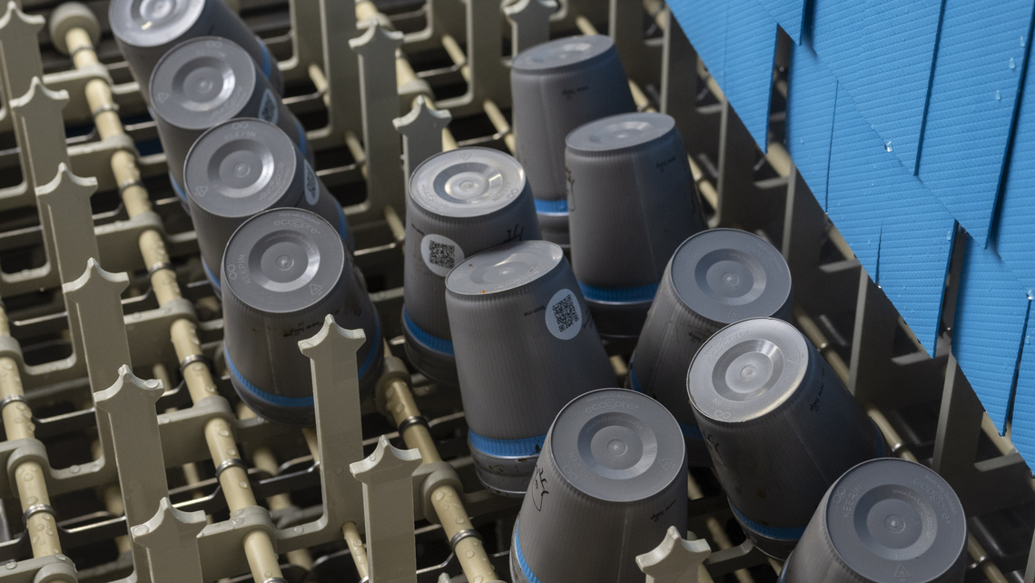 Bis zu 10.500 Mehrwegbecher pro Stunde werden in Zukunft mit der M-iQ Cup gespült (Bildrechte Anders Hviid)