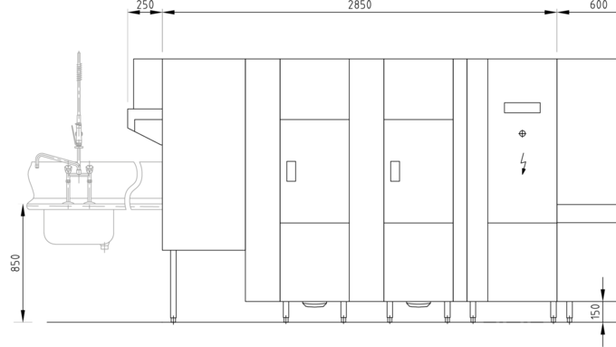 Massblatt Korb Spülmaschine Massblatt Korb Spülmaschine UPster K