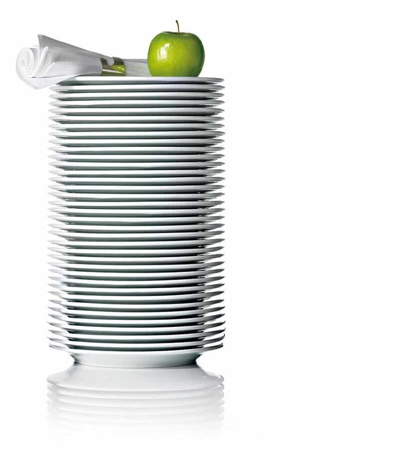Plate stack apple stack of plates apple
