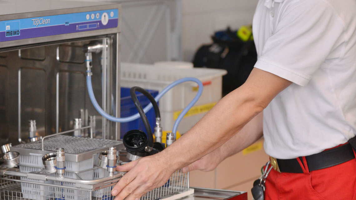 Ademhalingsbescherming  MEIKO luchthavenbrandweer