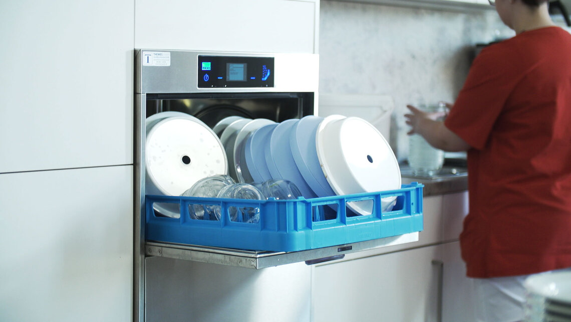 Commercial dishwasher in the nursing home Reference MEIKO Dudweiler