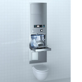 WC Steckbeckenspueler Steckbeckenspueler mit WC