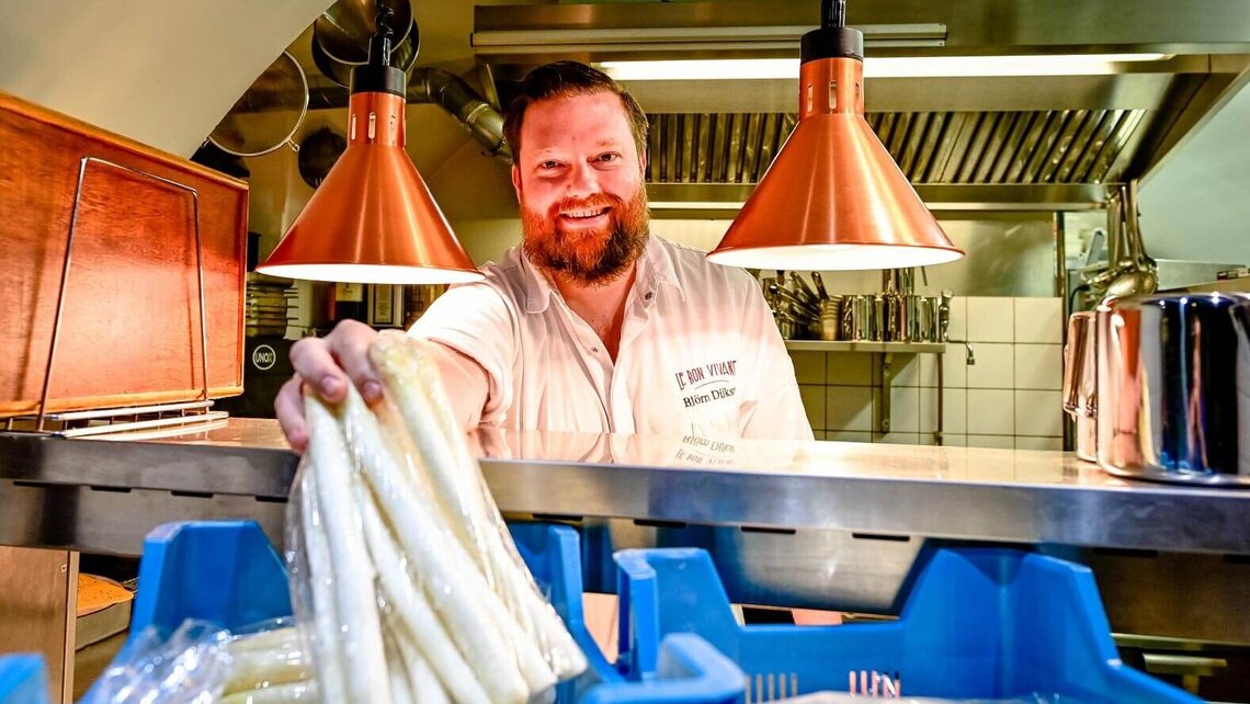 Björn Dijkstra, chef and owner of Le Bon Vivant in Maastricht