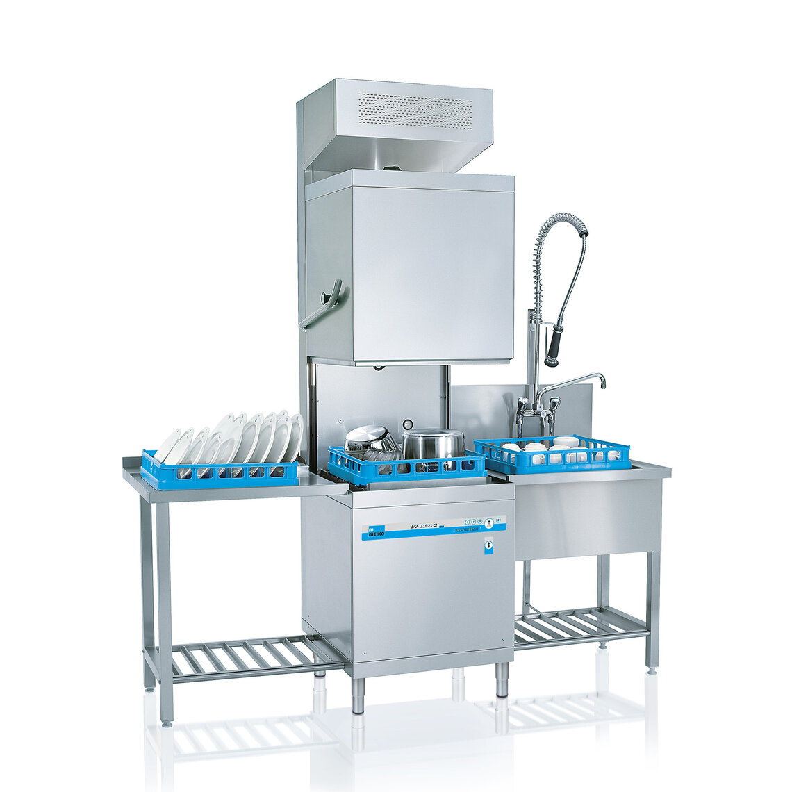 Pass through dishwasher DV 120.2 Hood type glass washing machine DV