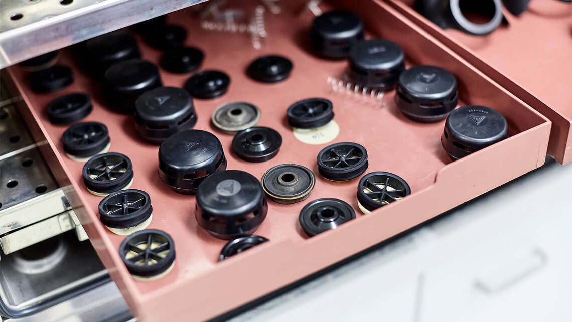 Cuerpo de bomberos de Leipzig protección respiratoria Limpieza máscaras de protección respiratoria MEIKO