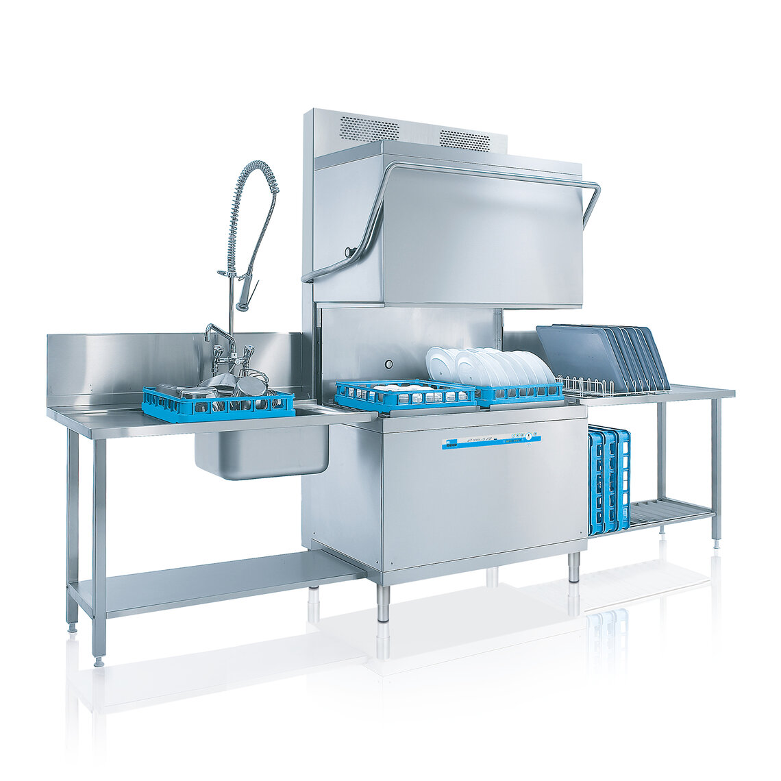 Commercial pass through dishwasher DV 200.2 high-quality dishwasher with AirConcept