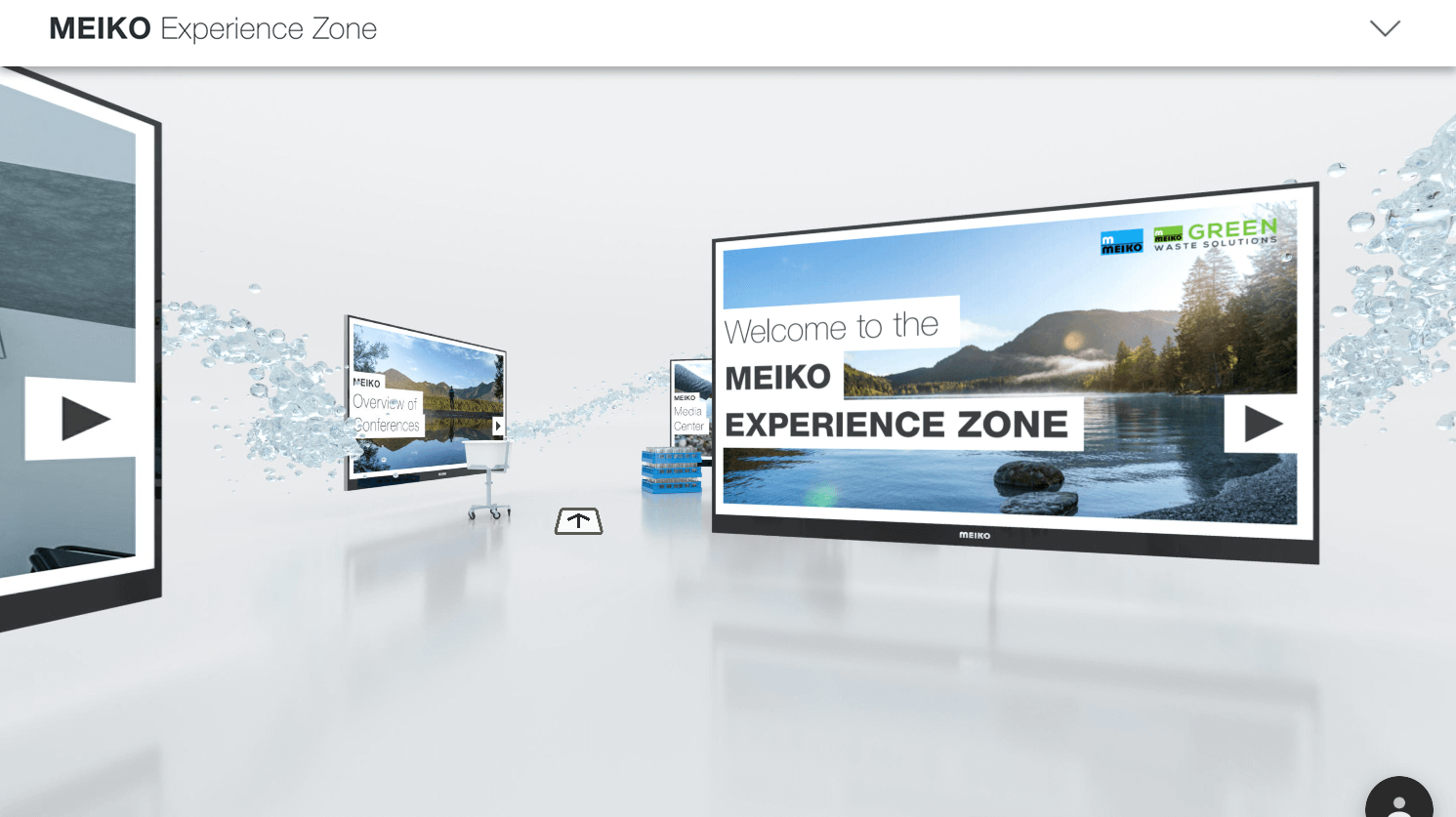 Welcome screen of digital experience platform meiko-experiencezone.com Welcome screen of digital experience platform meiko-experiencezone.com