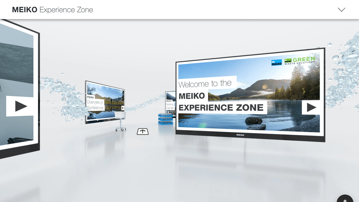 Welcome screen of digital experience platform meiko-experiencezone.com Welcome screen of digital experience platform meiko-experiencezone.com