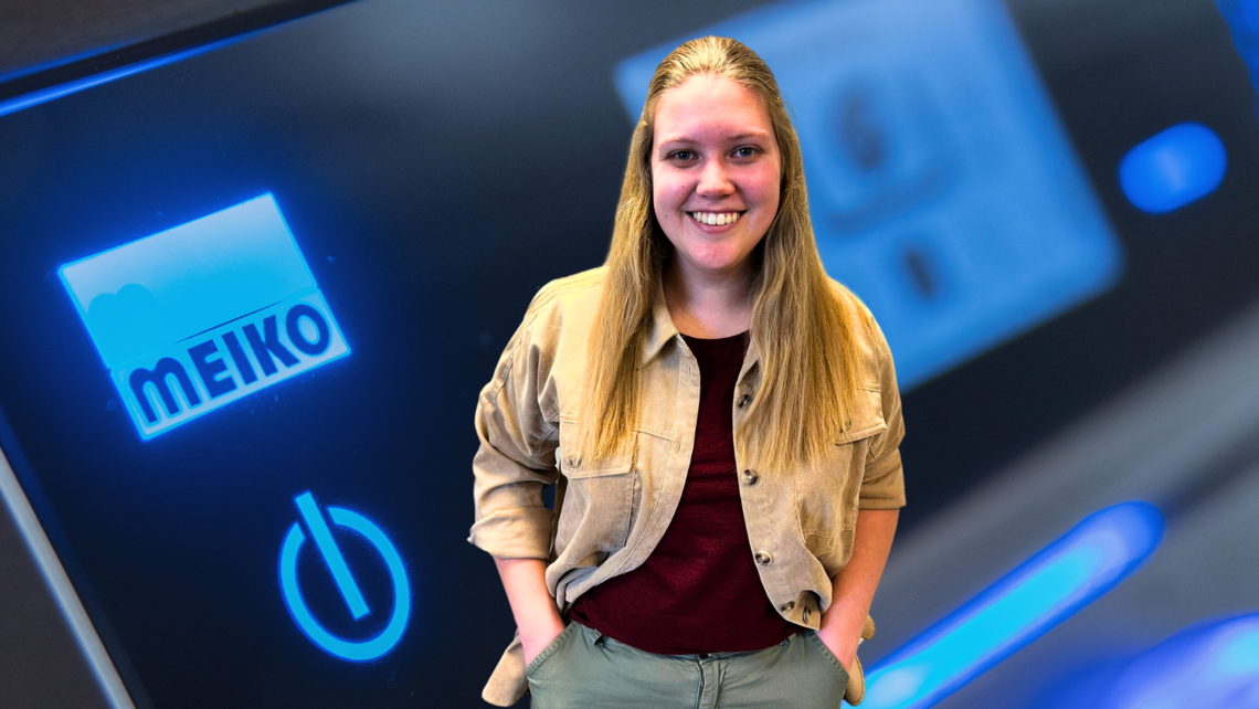 Naomi Nunnikhoven, sales support medewerker bij MEIKO Nederland