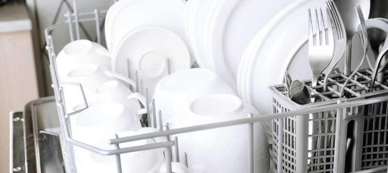 Keeping it clean and organised with a dishwasher
