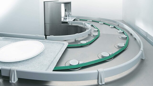 Rundriemenfoerderer Transport Rundriemenfoerderer Transportband