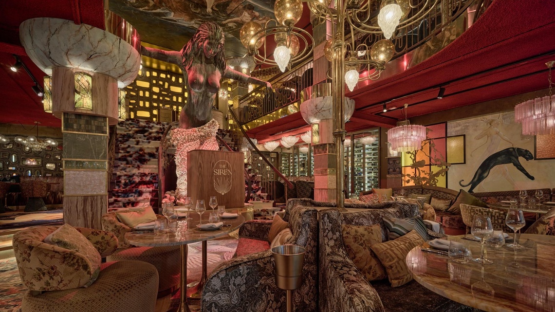 Het interieur van The Siren Amsterdam