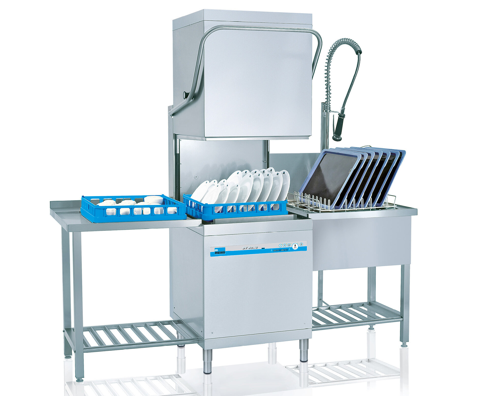 Commercial pass through dishwasher DV