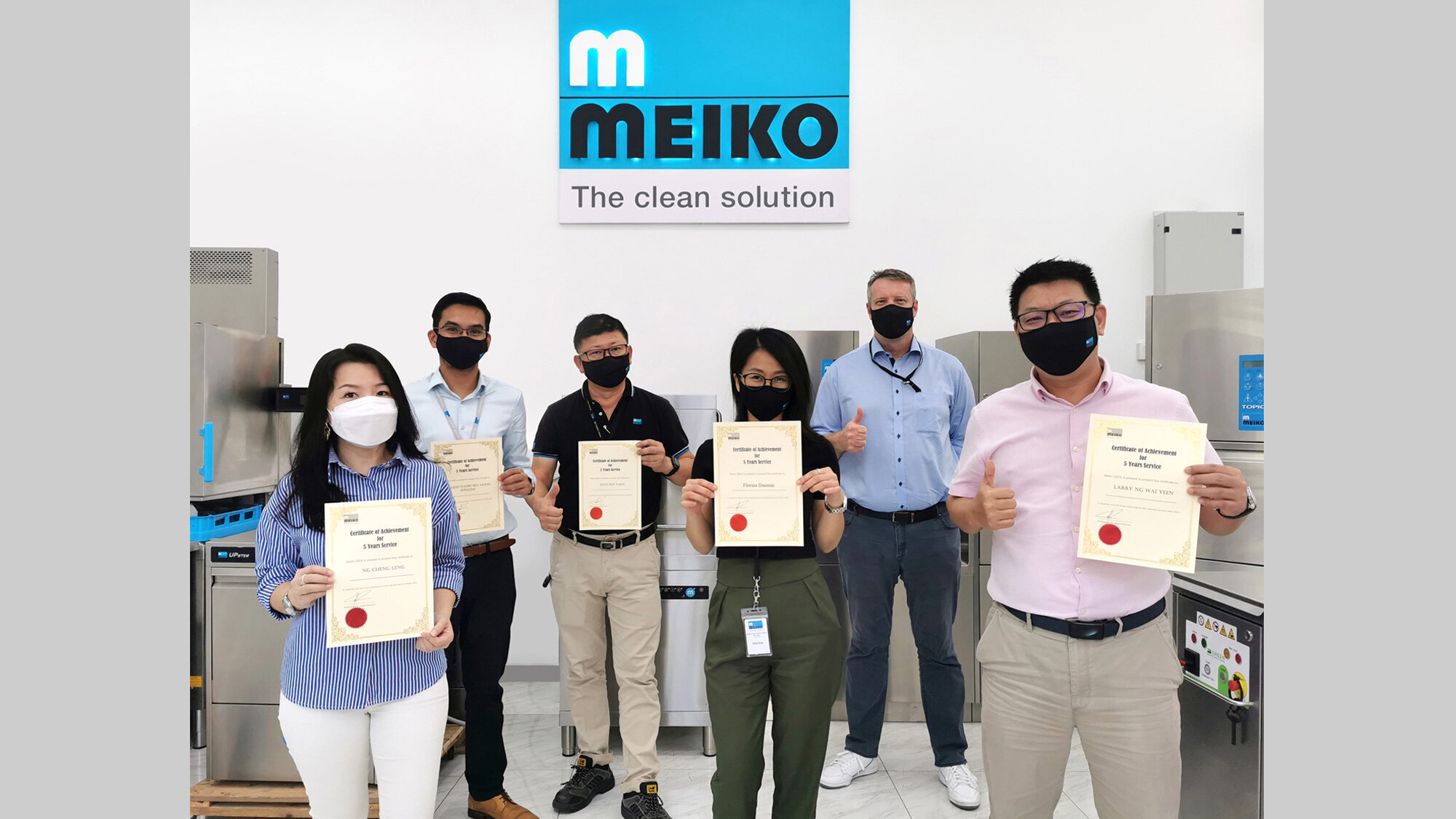 5 year work anniversary MEIKO SEA