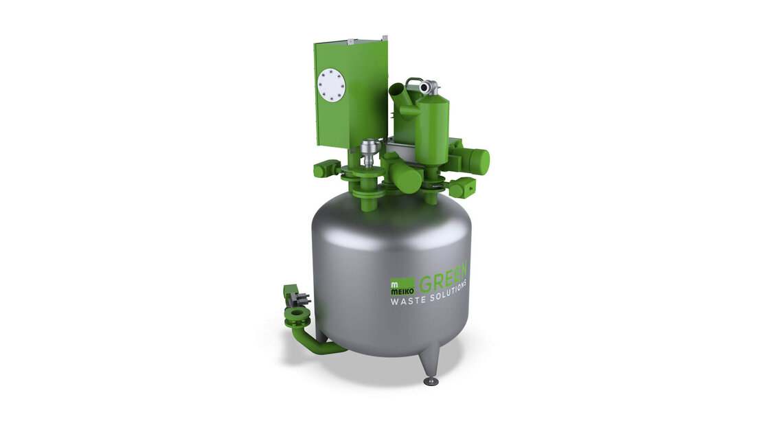 Tank zum Lagern von Food Waste für Vakuumsysteme