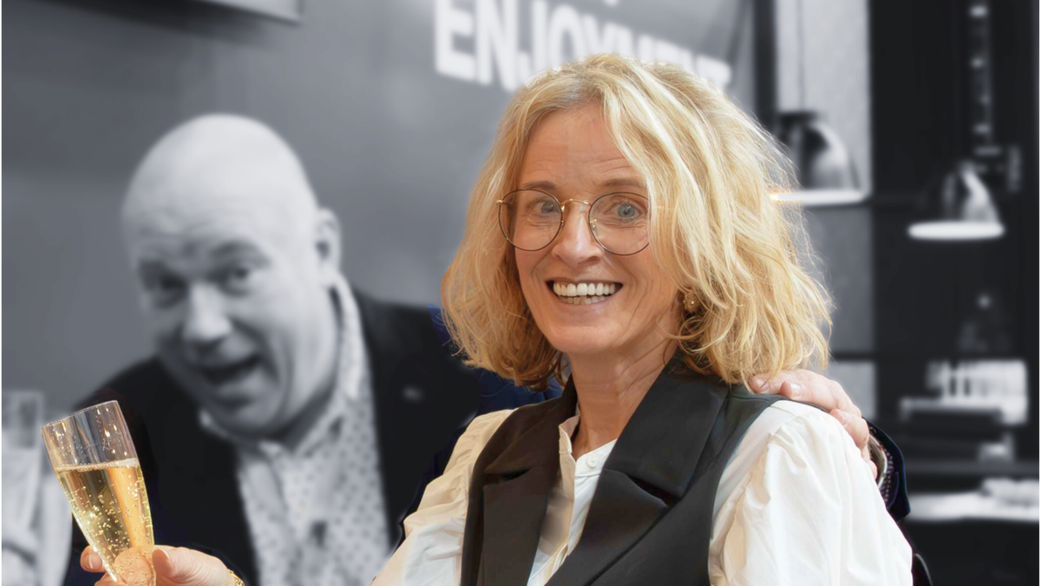 Dorine De Rudder op Horeca Expo 2024 Dorine De Rudder, onze steun en toeverlaat op kantoor