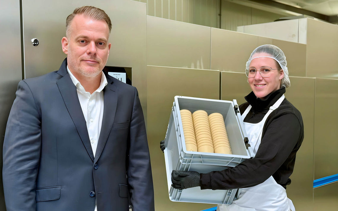 MEIKO key accountmanager Mark Kool en Noord Cups oprichter Mariska Bloem