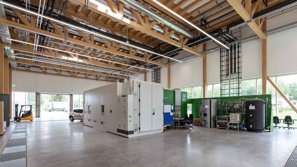 Inside the grid-supportive, zero-energy building Source: BRAXart photography, Neuried Inside the grid-supportive, zero-energy building Source: BRAXart photography, Neuried