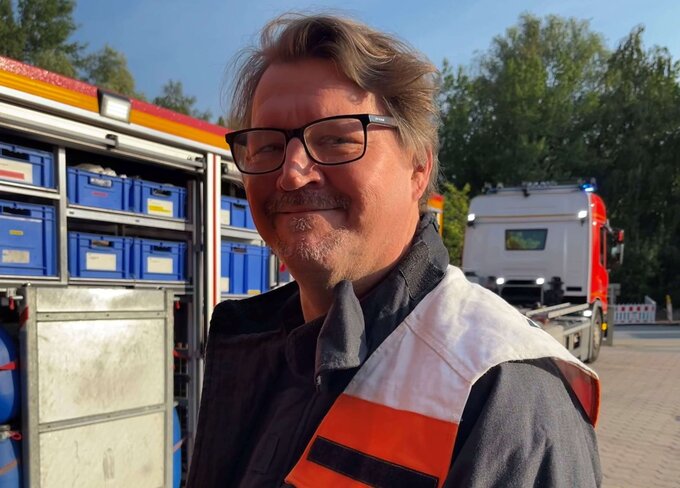 Feuerwehrmann und Gründer von FeuerKrebs: Marcus Bätge