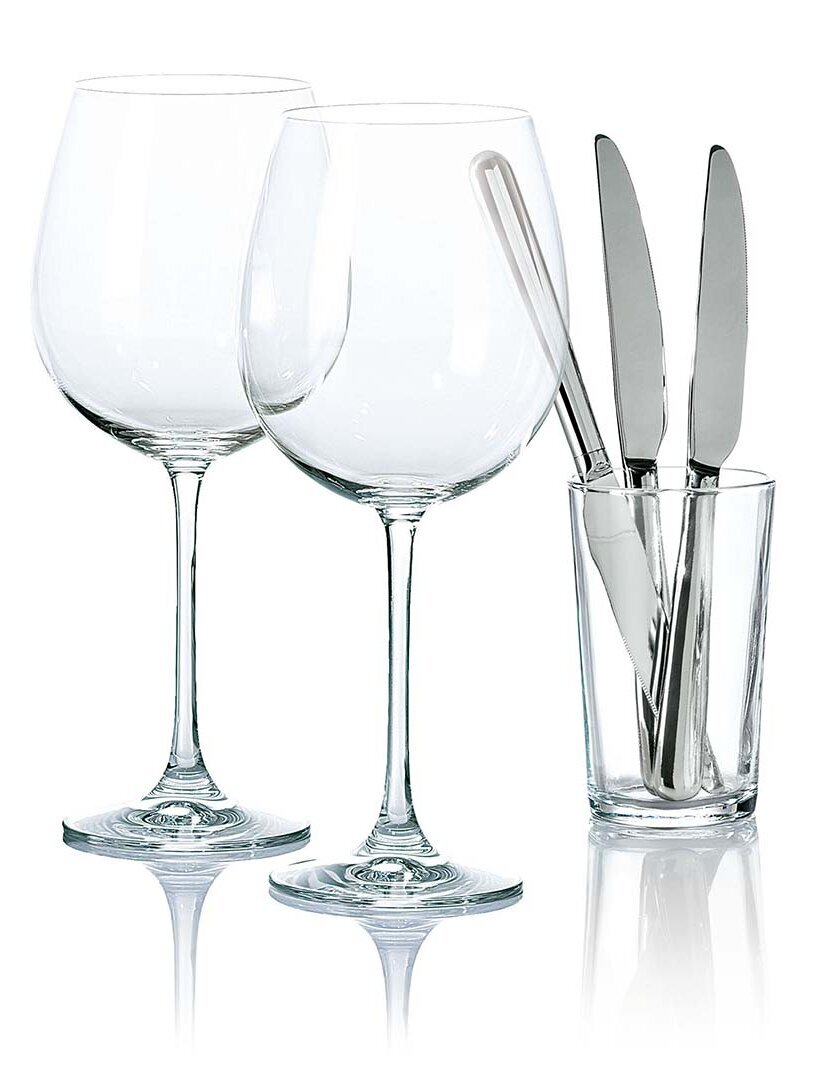 Wine glass knife clean wine glasses knives