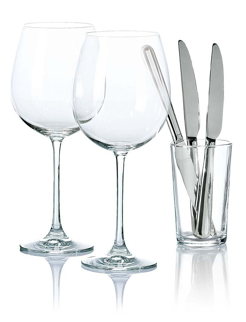 Wine glass knife clean wine glasses knives