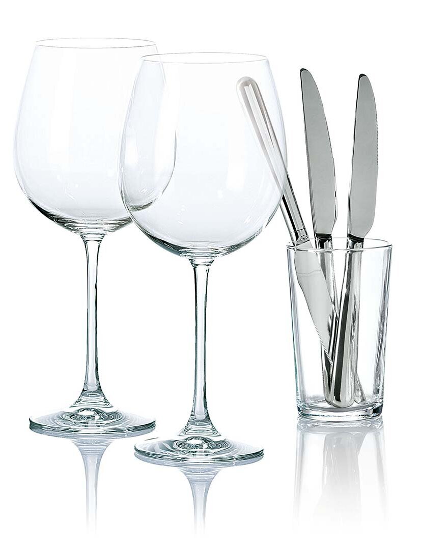 Couteau à vin Verre avec couteau